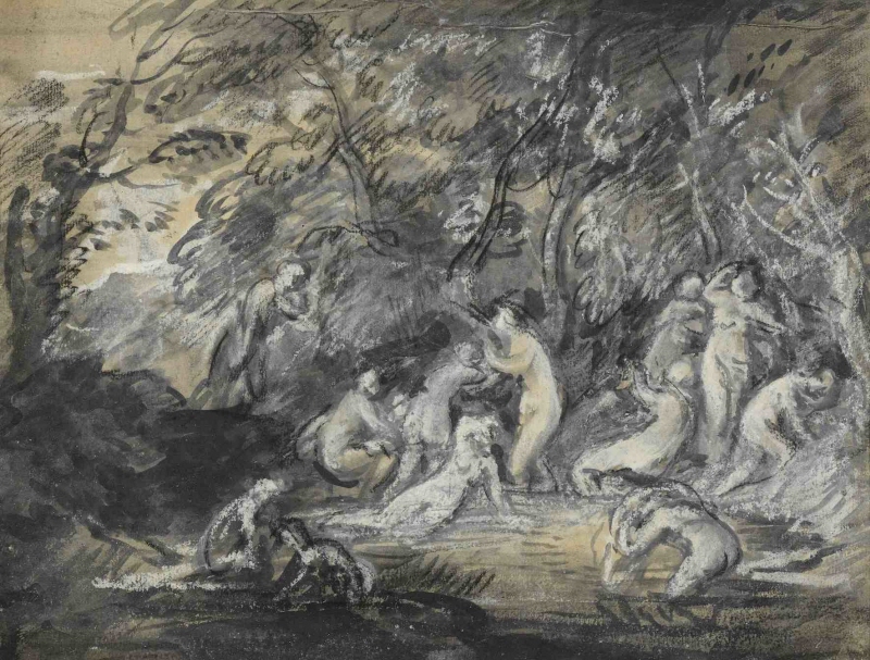 Study for Diana and Actaeon